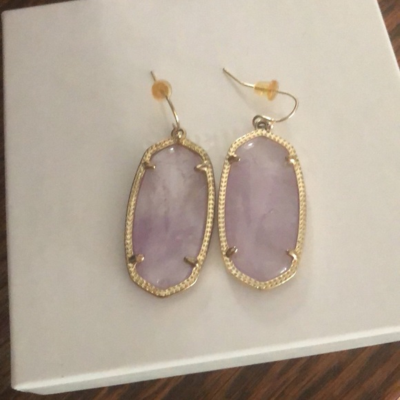 Kendra Scott Jewelry - Kendra Scott Amethyst Gold Elle Earrings